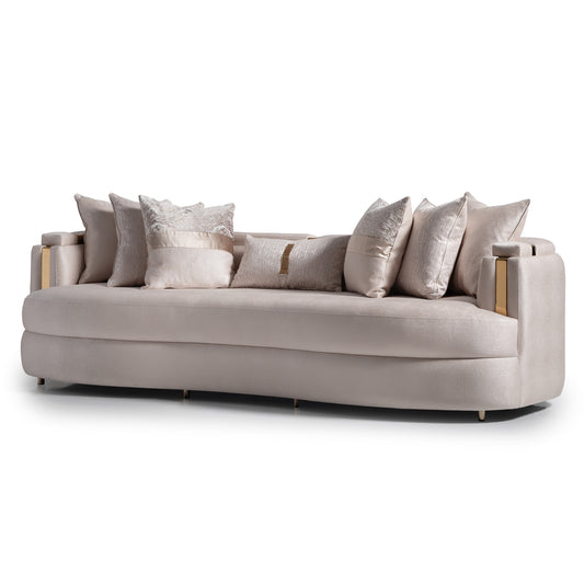 Carmela Mansion Sofa Almond Gold