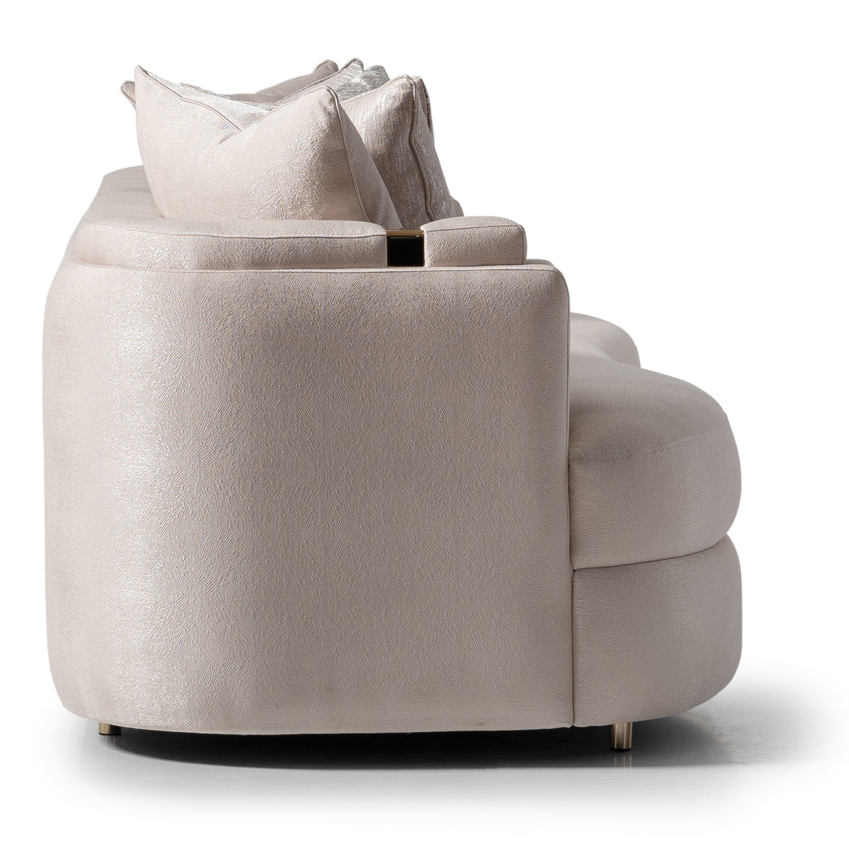 Carmela Mansion Sofa Almond Gold