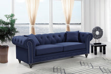 Load image into Gallery viewer, Chesterfield Linen Sofa
