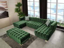 Load image into Gallery viewer, Ariana Velvet Double Chaise Sectional
