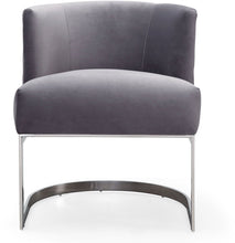 Load image into Gallery viewer, Eva Grey Velvet Chair
