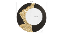 Load image into Gallery viewer, Mercury Mirror Black, Gold Leaf
