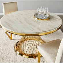 Load image into Gallery viewer, BAILEY GOLD Dining Table
