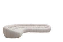 Load image into Gallery viewer, Divani Casa Yolonda - Modern Beige Curved Sectional Sofa
