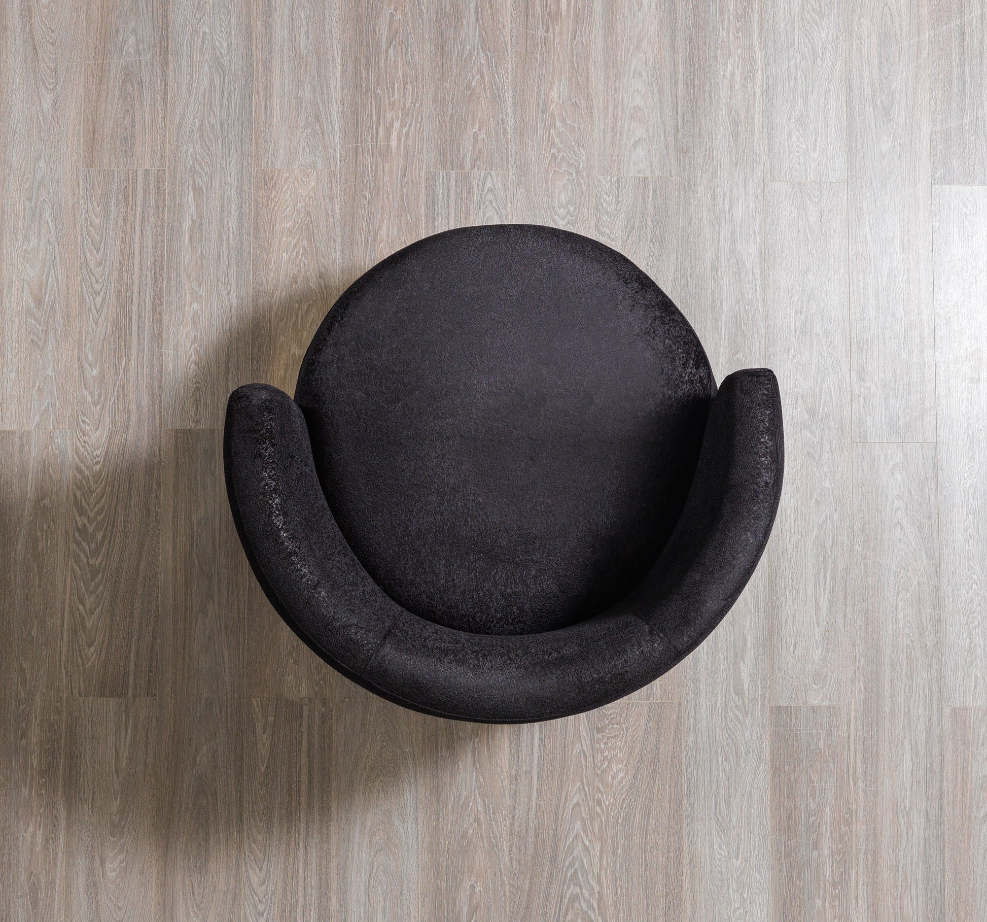 Michelle Black Velvet Curved 118" Sectional [ETA: 12/15]