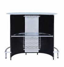 Load image into Gallery viewer, 1-shelf Bar Unit Glossy Black and White

