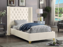 Load image into Gallery viewer, Soho White Bonded Leather Bed
