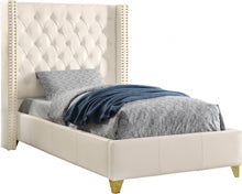 Load image into Gallery viewer, Soho White Bonded Leather Bed

