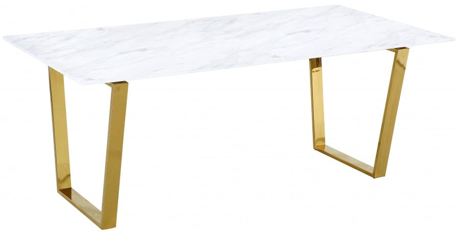 Cameron Gold Dining Table