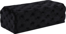 Load image into Gallery viewer, Casey Velvet Ottoman | Bench
