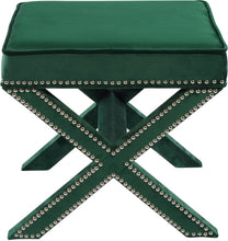 Load image into Gallery viewer, Nixon Velvet Ottoman | Bench
