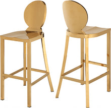 Load image into Gallery viewer, Maddox Gold Stainless Steel Bar Stool
