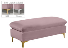 Load image into Gallery viewer, Naomi Velvet Ottoman | Bench
