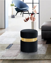 Load image into Gallery viewer, Hailey Velvet Ottoman | Stool

