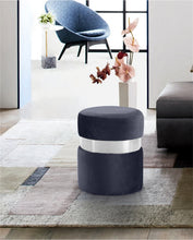 Load image into Gallery viewer, Hailey Velvet Ottoman | Stool
