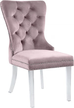 Load image into Gallery viewer, Miley Velvet Dining Chair with Acrylic Legs (2)
