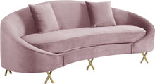 Load image into Gallery viewer, Serpentine Velvet Sofa
