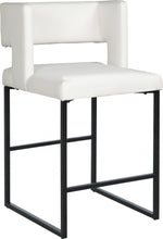 Load image into Gallery viewer, Caleb Faux Leather Counter Stool (2)
