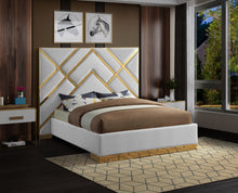 Load image into Gallery viewer, Vector Faux Leather Bed
