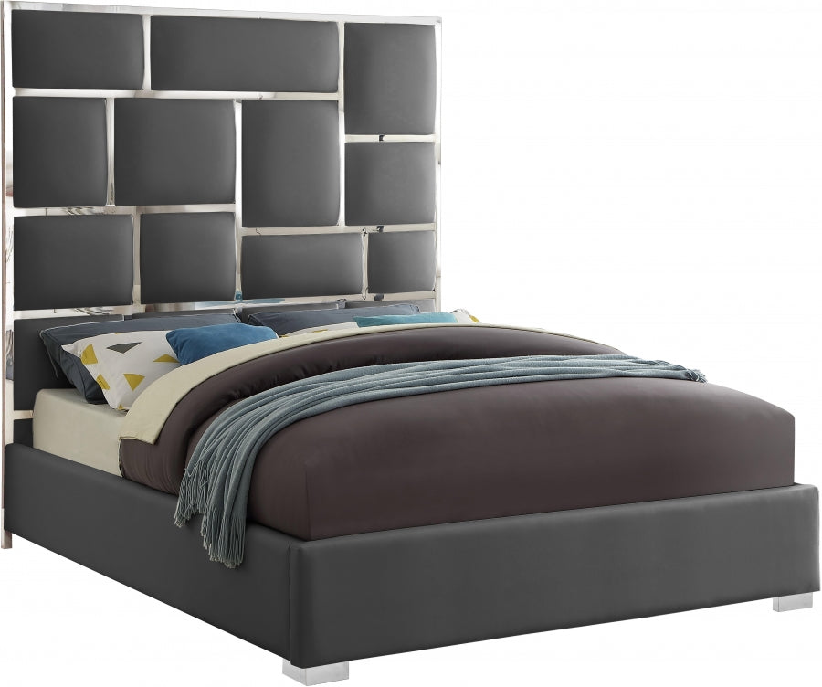 Milan Faux Leather Bed