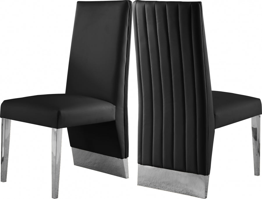 Porsha Faux Leather Dining Chair (2)
