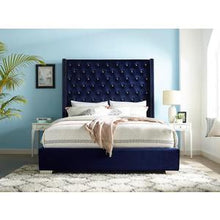 Load image into Gallery viewer, UPHOLSTERED Velvet Bed
