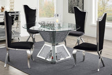 Load image into Gallery viewer, Noralie Black Fabric 5pc Dining Room Set
