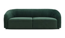 Load image into Gallery viewer, Yara Pleated Velvet Sofa
