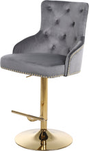 Load image into Gallery viewer, Claude Velvet Adjustable Bar | Counter Stool
