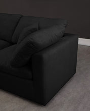 Load image into Gallery viewer, Plush Velvet Standard Cloud Modular Down Filled Overstuffed 140&quot; Sofa
