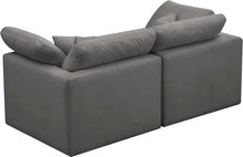 Load image into Gallery viewer, Plush Velvet Standard Cloud Modular Down Filled Overstuffed 70&quot; Sofa

