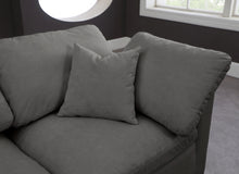 Load image into Gallery viewer, Plush Velvet Standard Cloud Modular Down Filled Overstuffed 105&quot; Sofa
