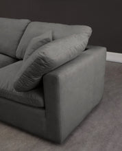 Load image into Gallery viewer, Plush Velvet Standard Cloud Modular Down Filled Overstuffed 70&quot; Armless Sofa
