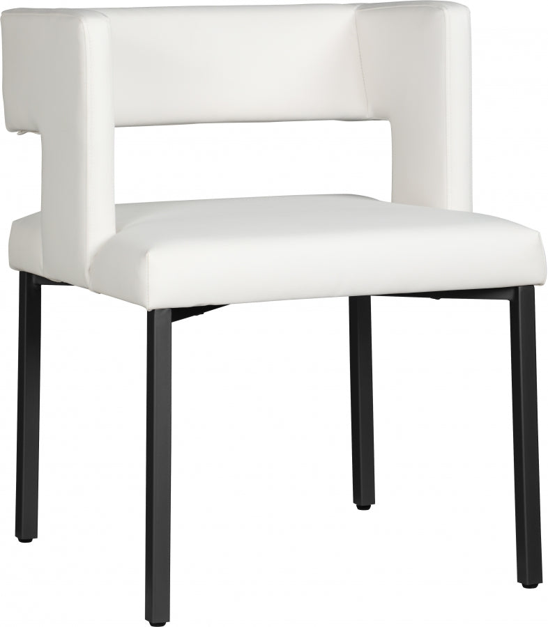 Caleb Faux Leather Dining Chair (2)