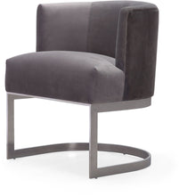 Load image into Gallery viewer, Eva Grey Velvet Chair
